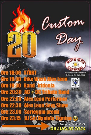 Locandina 20° Custom Day